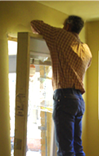 remodeling service - installing a door